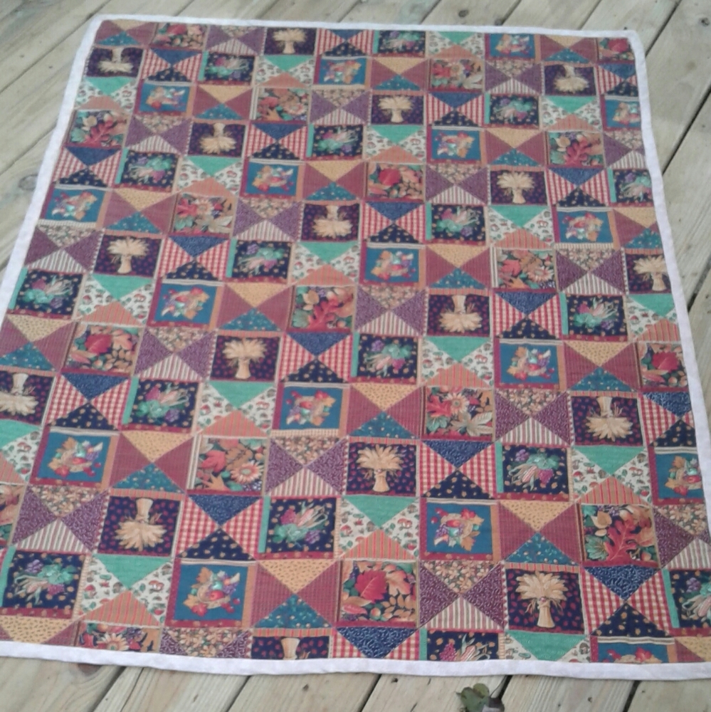 Beautiful Hand made Fall light weight quilt